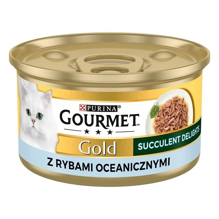 Gourmet Υγρή Τροφή για Ενήλικες Γάτες σε Κονσέρβα με Ψάρια 85gr - Image 1