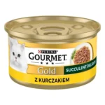 Gourmet Υγρή Τροφή για Ενήλικες Γάτες σε Κονσέρβα με Κοτόπουλο 85gr