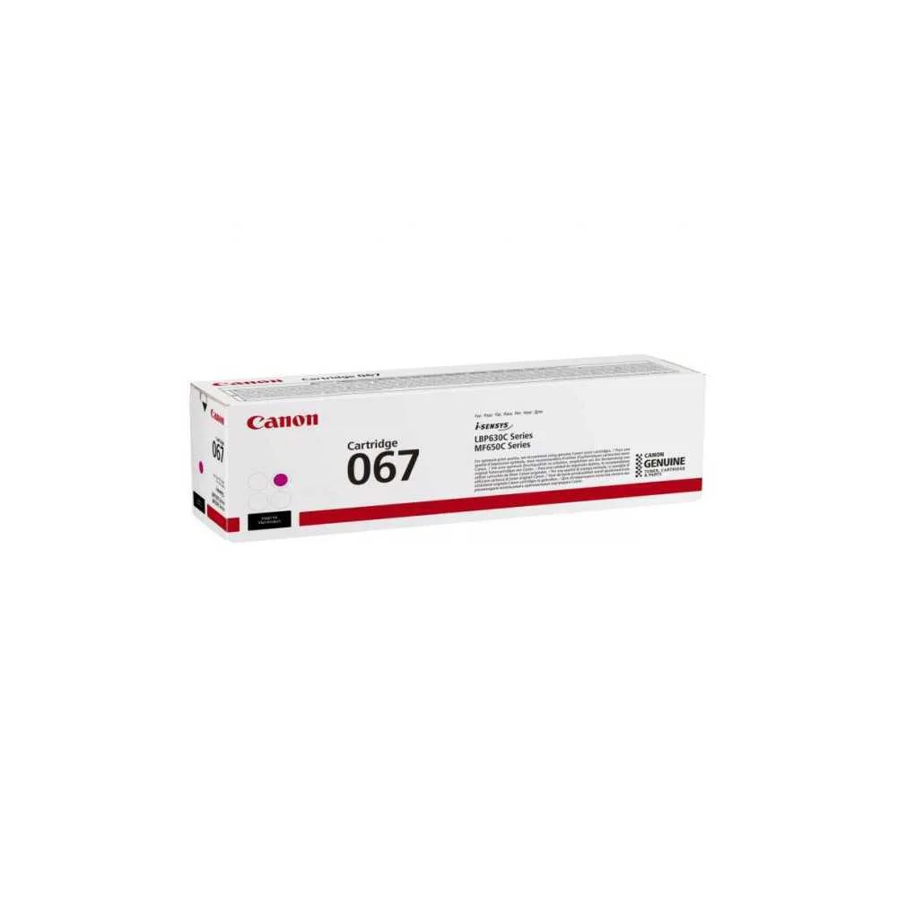 Canon 067 Γνήσιο Toner Laser Εκτυπωτή Ματζέντα 1250 Σελίδων (5100C002) - Image 1