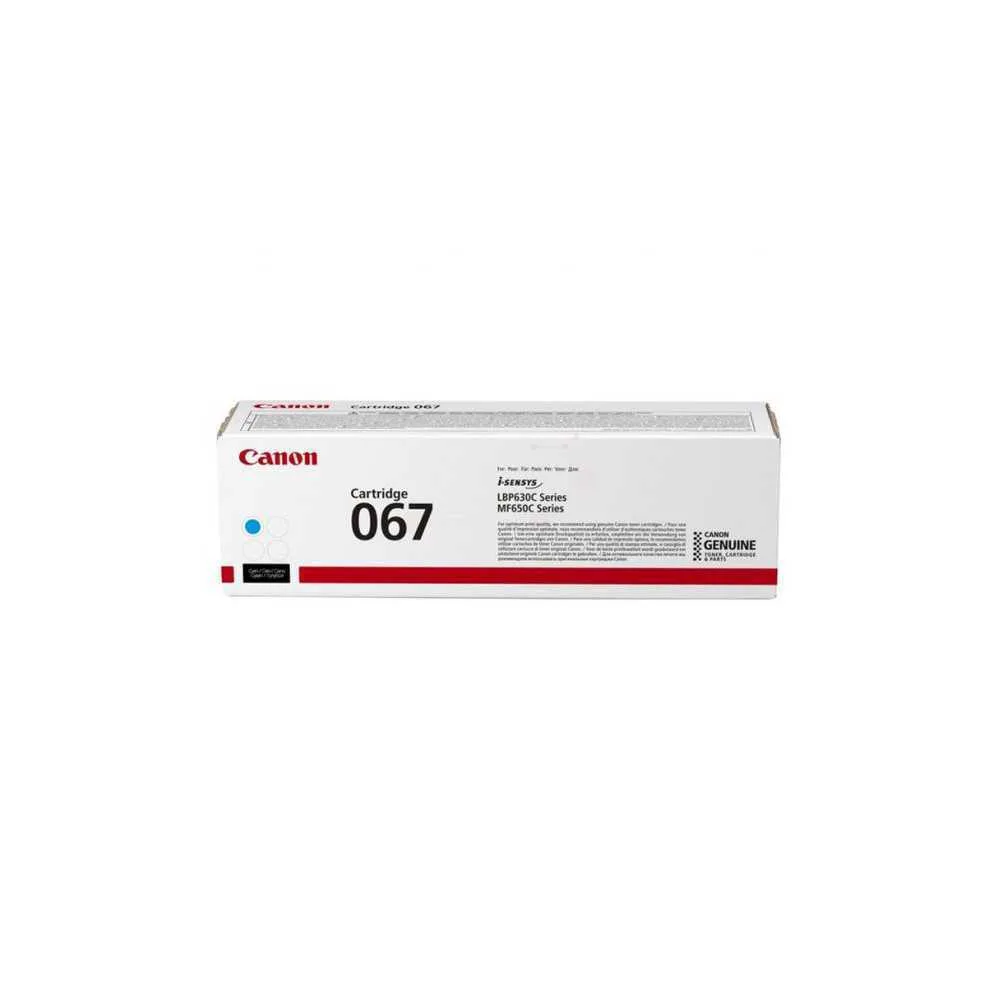 Canon 067 Γνήσιο Toner Laser Εκτυπωτή Κυανό 1250 Σελίδων 5101C002 - Image 1