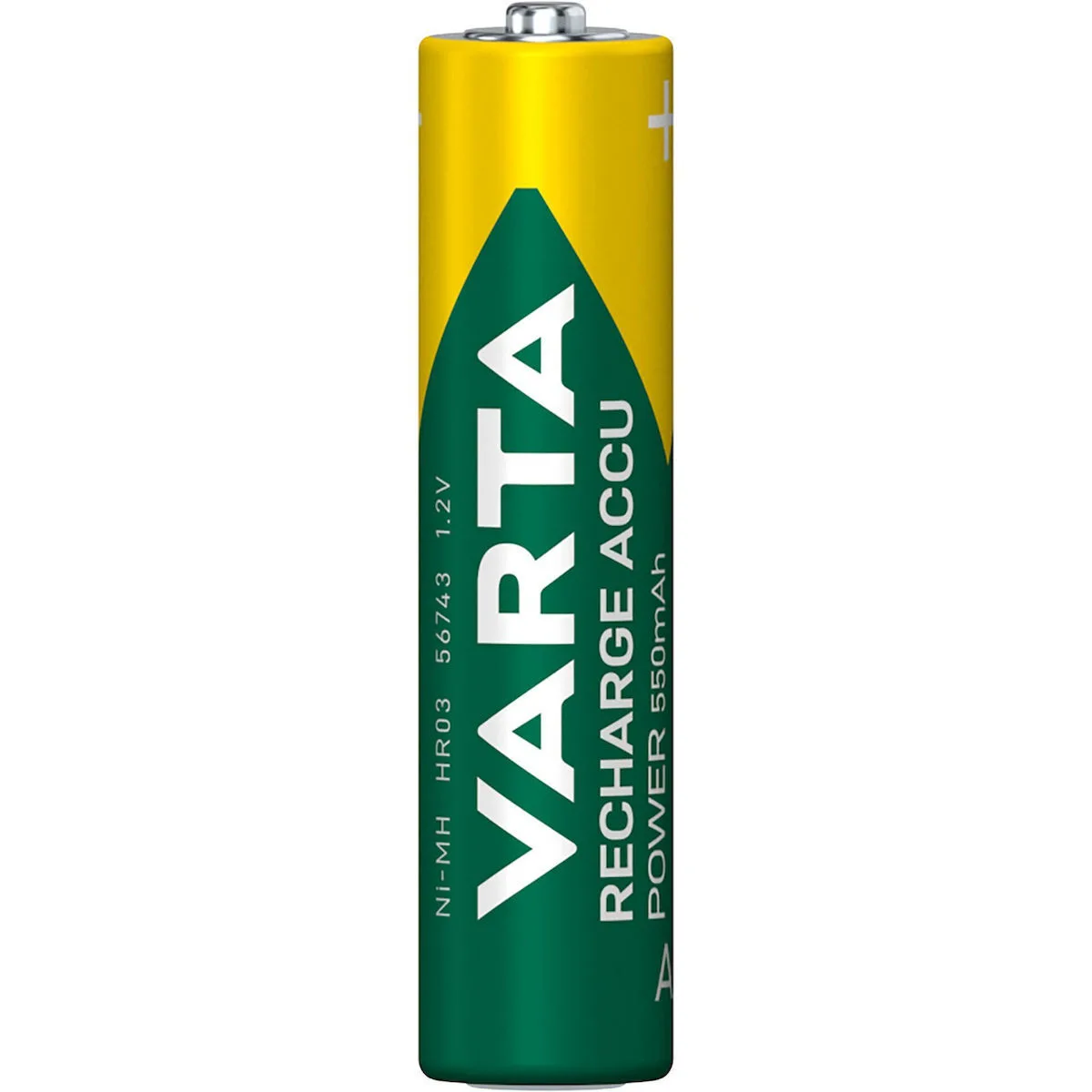 20230217164719_e5e2217a Varta Recharge Accu Power Επαναφορτιζόμενες Μπαταρίες AAA Ni-MH 550mAh 1.2V 4τμχ - Image 1