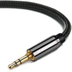 Wozinsky Καλώδιο 3.5mm male - 3.5mm male Μαύρο 1.5m (Angled)