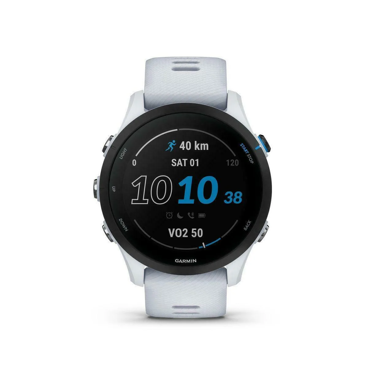 Garmin Forerunner 255 Music 46mm Αδιάβροχο Smartwatch με Παλμογράφο (Whitestone) - Image 1