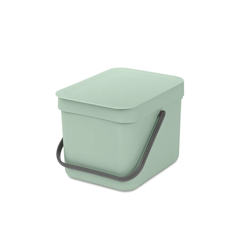 Brabantia Sort & Go Κάδος Απορριμμάτων Πλαστικός Jade Green 6lt 211768 - Image 1