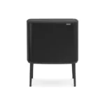 Brabantia Bo Κάδος Απορριμμάτων από Ανοξείδωτο Ατσάλι Matt Black 36lt 651106