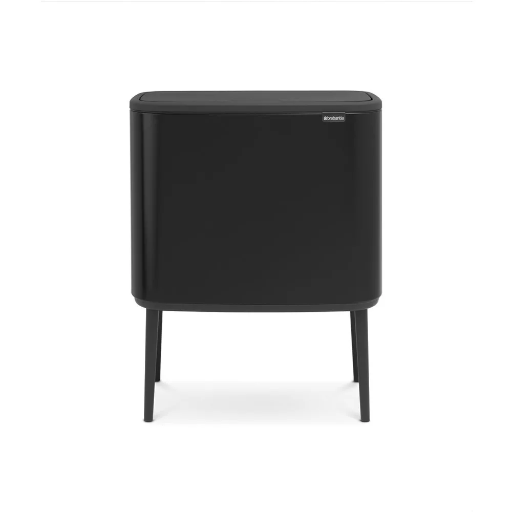 Brabantia Bo Κάδος Απορριμμάτων από Ανοξείδωτο Ατσάλι Matt Black 36lt 651106 - Image 1