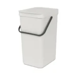 Brabantia Sort & Go Κάδος Απορριμμάτων Πλαστικός Light Grey 16lt 213465 1005516