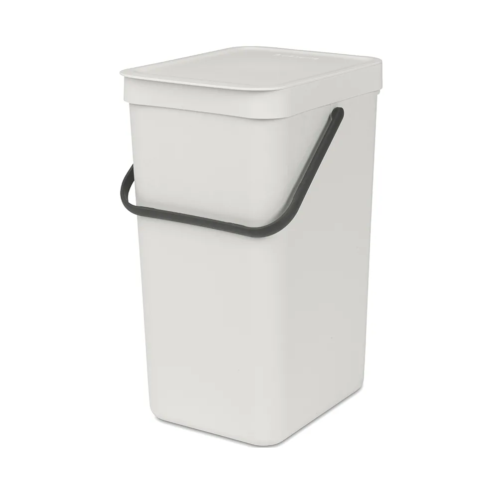 Brabantia Sort & Go Κάδος Απορριμμάτων Πλαστικός Light Grey 16lt 213465 1005516 - Image 1