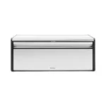 Brabantia Fall Front Ψωμιέρα με Καπάκι Μεταλλική Matt Steel 46.5x25x18.7cm 107852
