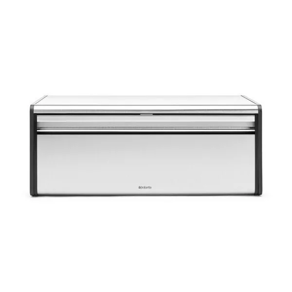 20230228122352_brabantia_fall_front_psomiera_me_kapaki_metalliki_matt_steel_46_5x25x18_7cm_107852 Brabantia Fall Front Ψωμιέρα με Καπάκι Μεταλλική Matt Steel 46.5x25x18.7cm 107852 - Image 1