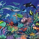 Puzzle Sea Animals 2D 500 Κομμάτια 17515