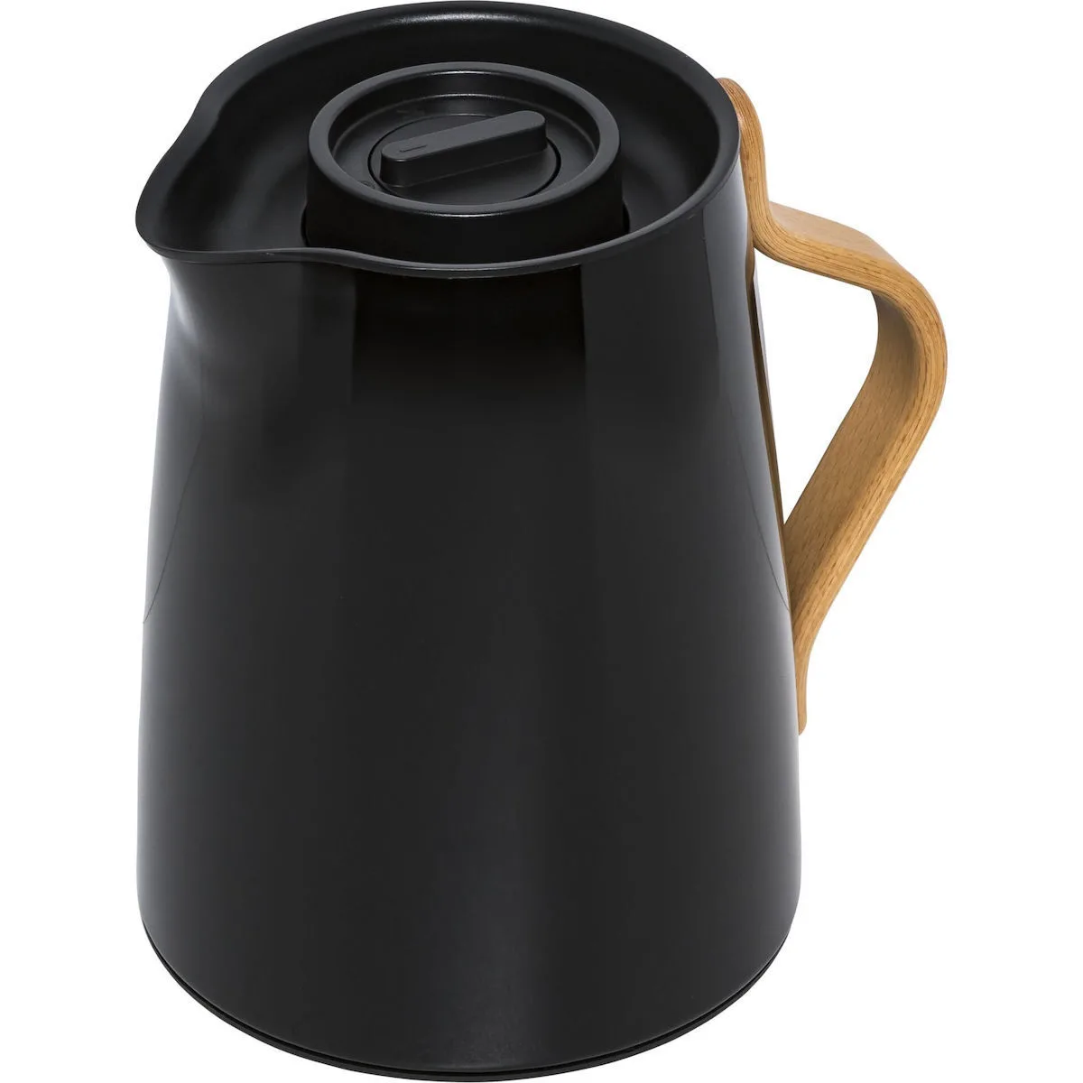 20230306113246_stelton_emma_tea_kanata_thermos_gri_1lt_x_201_2 Stelton Emma Tea Κανάτα Θερμός Ανοξείδωτο 1lt Μαύρο με Λαβή X-201-2 - Image 1