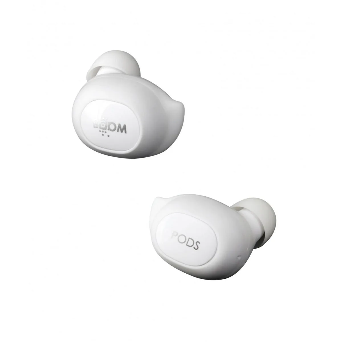 Boompods Boombuds GS Bluetooth Handsfree Ακουστικά με Αντοχή στον Ιδρώτα και Θήκη Φόρτισης Λευκά - Image 1
