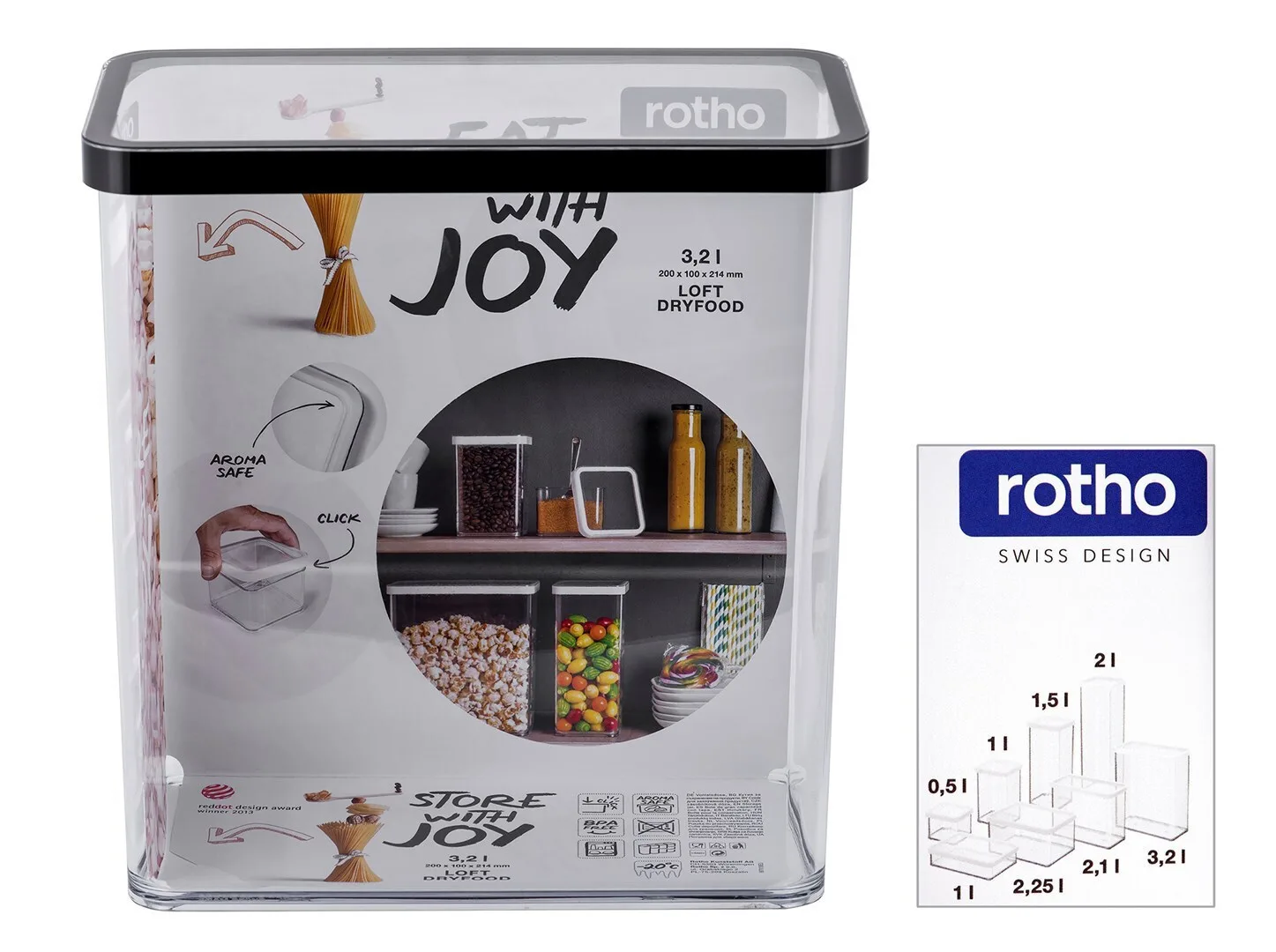 20230306165214_rotho_babydesign_kouti_genikis_chrisis_me_kapaki_gyalino_3200ml_1160808080 Rotho Babydesign Κουτί Γενικής Χρήσης με Καπάκι Γυάλινο Διάφανο 3200ml 1160808080 - Image 1