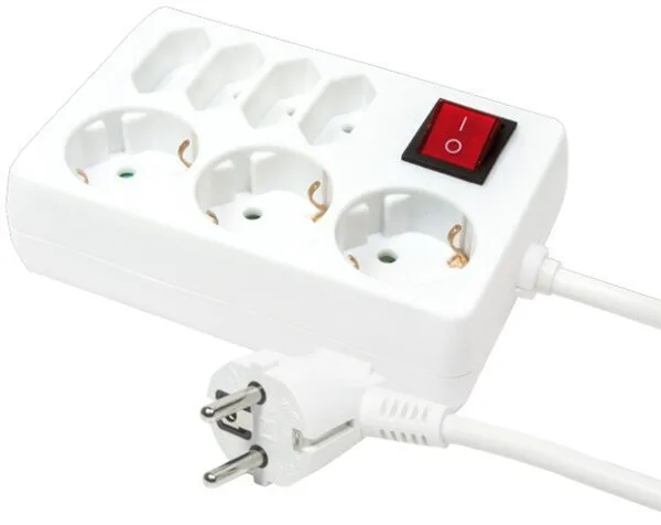 LogiLink Πολύπριζο 7 Θέσεων με USB-A, Διακόπτη και Καλώδιο 5m LPS210 - Image 1