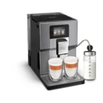 Krups Intuition Preference+ Αυτόματη Μηχανή Espresso 1450W Πίεσης 15bar για Cappuccino με Μύλο Άλεσης Ασημί