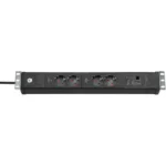 Brennenstuhl Premium-Web-Line Πολύπριζο Rack 19" 4x 3m 1156057984 1τμχ