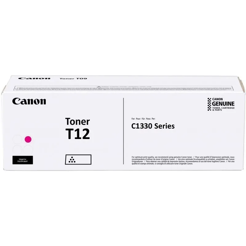 Canon T12 Γνήσιο Toner Laser Εκτυπωτή Ματζέντα 5300 Σελίδων (5096C006) - Image 1