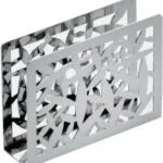 Alessi Χαρτοπετσετοθήκη Μεταλλική Γκρι 12x12x8.5cm MSA08