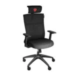 Genesis Astat 200 Καρέκλα Gaming Δερματίνης με Ρυθμιζόμενα Μπράτσα Μαύρη
