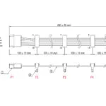 DeLock 4-Pin Molex - 15-Pin Sata Cable 0.4m Πολύχρωμο 60142