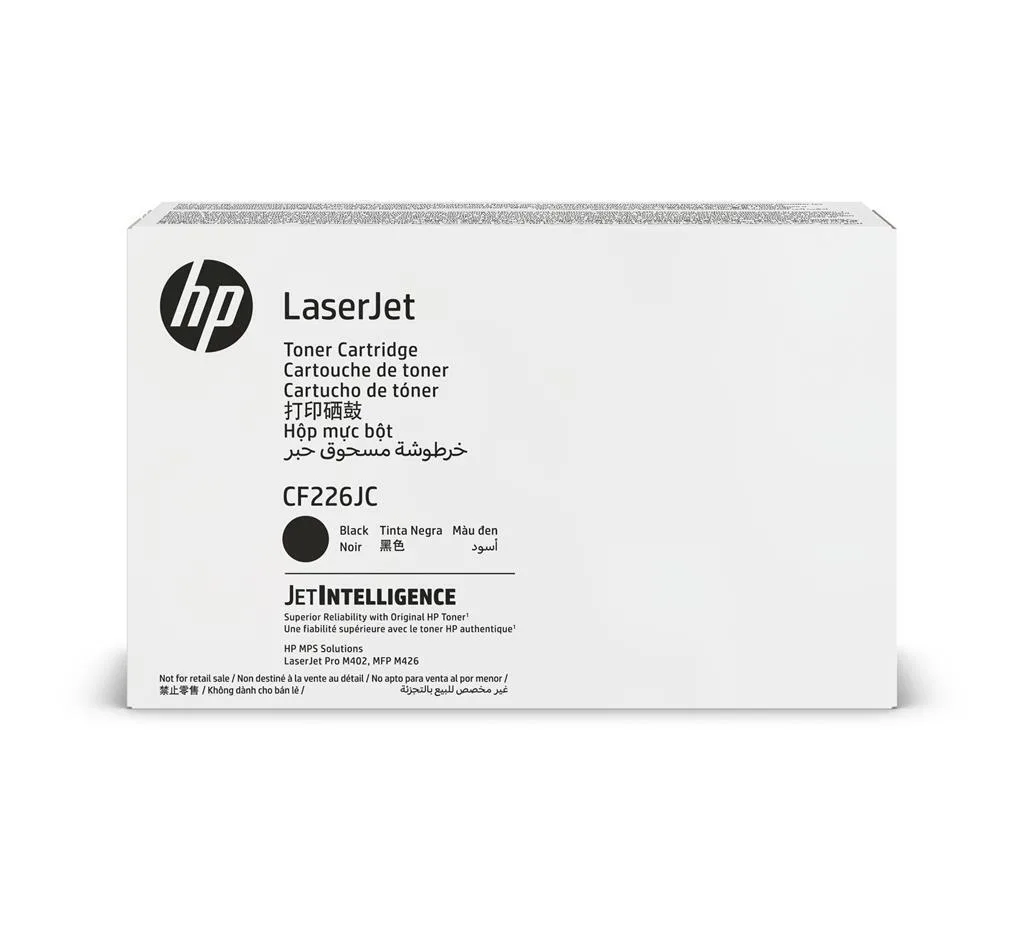 HP CF226JC Γνήσιο Toner Laser Εκτυπωτή Μαύρο 10200 Σελίδων - Image 1