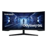 Samsung Odyssey G5 LC34G55TWWPXEN Ultrawide VA HDR Curved Gaming Monitor 34" QHD 3440x1440 165Hz