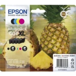 Epson 604XL Γνήσιο Πακέτο 4 Μελανιών Εκτυπωτή InkJet Κίτρινο / Κυανό / Ματζέντα / Μαύρο (C13T10H64010)