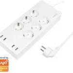 LogiLink Smart Πολύπριζο 6 Θέσεων με 4 USB-A και Καλώδιο 1.8m SH0105