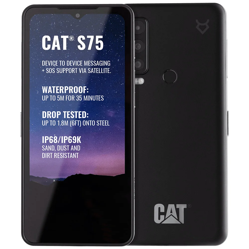20230320100318_cat_s75_5g_single_sim_6gb_128gb_anthektiko_smartphone_mayro CAT S75 5G Dual SIM (6/128GB) Ανθεκτικό Smartphone Μαύρο - Image 1