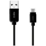 SBS Regular USB 2.0 to micro USB Cable Μαύρο 1.5m (CABLEMICROC15K)