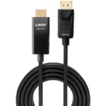 Lindy Cable DisplayPort male - HDMI male 2m Μαύρο (40926)