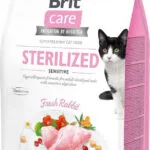 Brit Care Sterilized Sensitive Ξηρά Τροφή χωρίς Σιτηρά για Ενήλικες Στειρωμένες Γάτες με Κουνέλι 2kg
