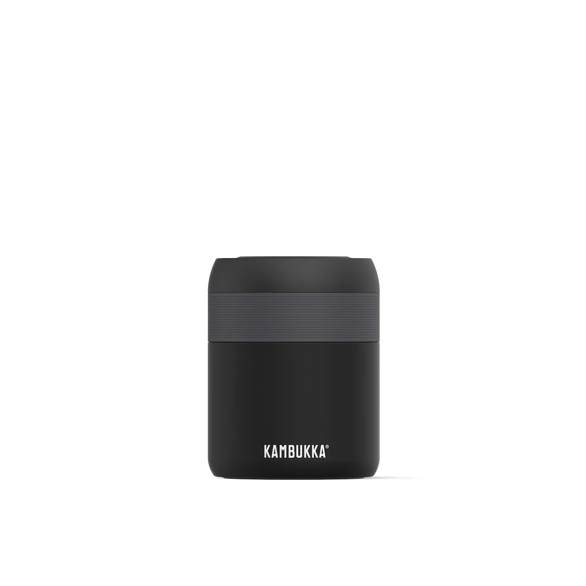 Kambukka Bora Δοχείο Φαγητού Inox Θερμός Matte Black 600ml 11-06010 - Image 1