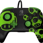 PDP Rematch 1-Up Ενσύρματο Gamepad για Switch Glow In The Dark