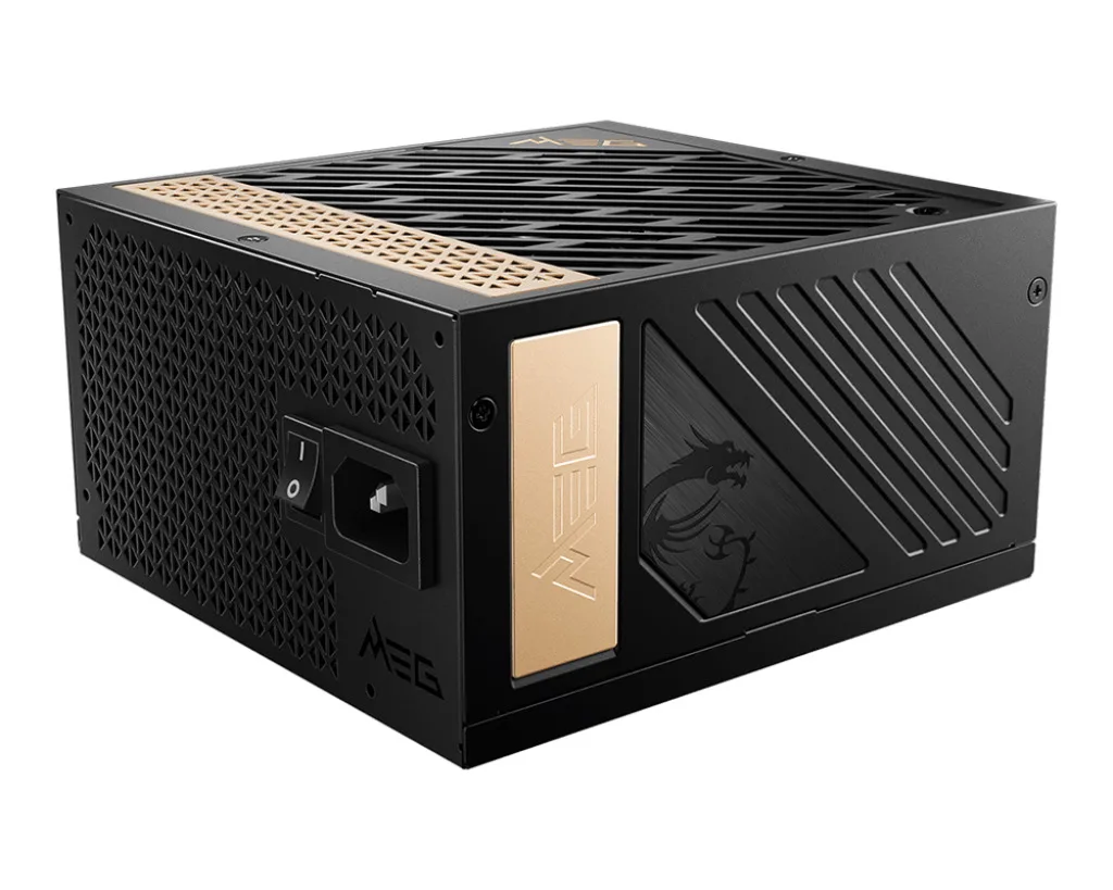 MSI MEG Ai1300P PCIE5 1300W Μαύρο Τροφοδοτικό Υπολογιστή Full Modular 80 Plus Platinum - Image 1