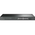 TP-LINK TL-SG2218P v1 Managed L3 PoE+ Switch με 16 Θύρες Gigabit (1Gbps) Ethernet και 2 SFP Θύρες