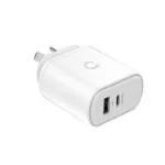 Cygnett Φορτιστής Χωρίς Καλώδιο με Θύρα USB-A και Θύρα USB-C 32W Λευκός (CY3626POFLW)