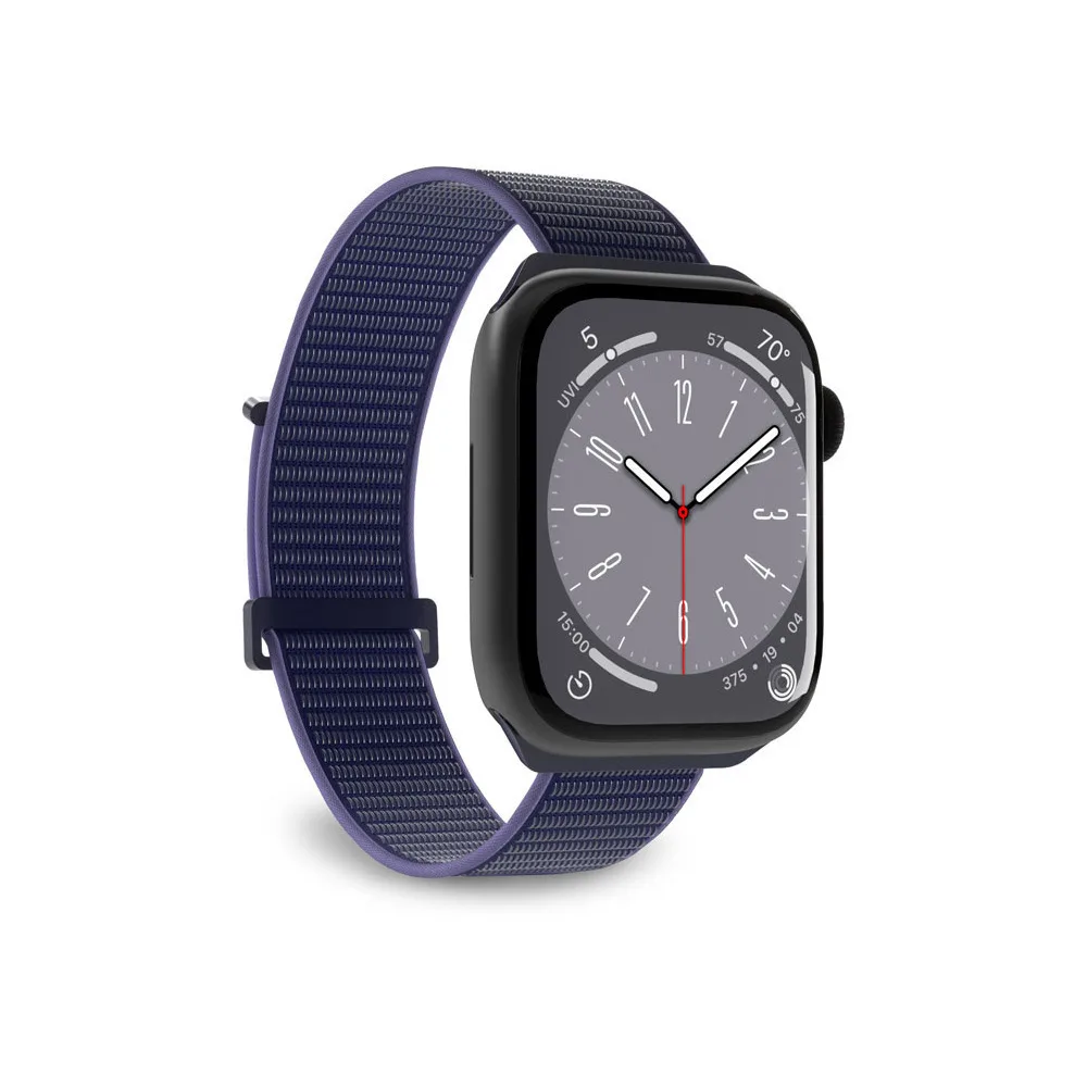 Puro Sport Λουράκι Υφασμάτινο Navy Μπλε (Apple Watch 42/44/45/49 mm, Puro) - Image 1