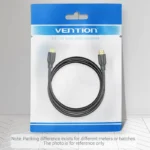 Vention HDMI 2.1 Cable HDMI male - HDMI male 1.5m Μαύρο AANBG
