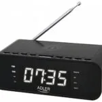 Adler AD 1192B Επιτραπέζιο Ψηφιακό Ρολόι με Ξυπνητήρι, Ραδιόφωνο και Ασύρματη Φόρτιση AD 1192b