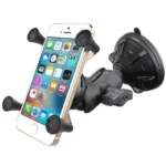 RAM Mount Βάση Κινητού Αυτοκινήτου X-Grip με Ρυθμιζόμενα Άγκιστρα Μαύρη RAP-B-166-2-A-UN7U