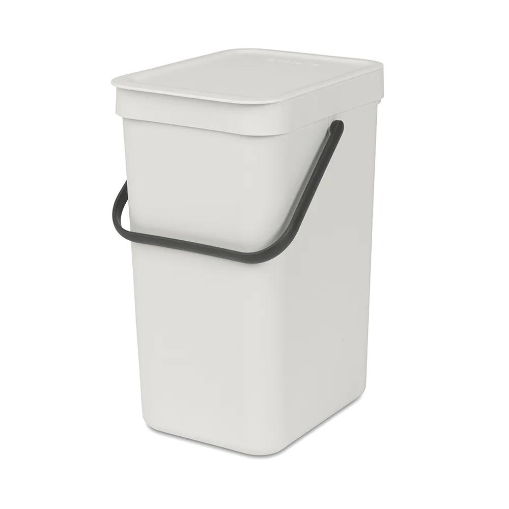 Brabantia Sort & Go Κάδος Απορριμμάτων Πλαστικός Light Grey 12lt 213281 - Image 1
