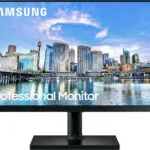 Samsung LF24T450FZU IPS Monitor 24" FHD 1920x1080 με Χρόνο Απόκρισης 5ms GTG