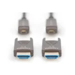 Digitus HDMI 2.0 Cable HDMI male - HDMI male 20m Μαύρο (AK-330127-200-S)