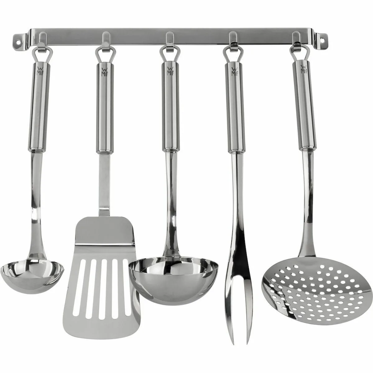 20230403144615_wmf_set_metallikon_ergaleion_mageirikis_me_vasi_7tmch_asimi_profi_plus_18_7152_9990 WMF Σετ Μεταλλικών Εργαλείων Μαγειρικής με Βάση 7τμχ Ασημί Profi Plus 18.7152.9990 - Image 1