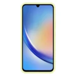 Samsung Back Cover Σιλικόνης με Υποδοχή για Κάρτες Lime (Galaxy A34) EF-OA346TGEGWW