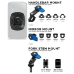 Quad Lock Pro Βάση Κινητού Μοτοσυκλέτας με Κλιπ για το Τιμόνι QLM-HBR-PRO