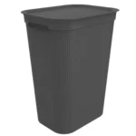 1023508080 Καλάθι Απλύτων Πλαστικό Μαύρο 50 L