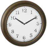 TFA Ρολόι Τοίχου Μεταλλικό Καφέ 60.3066.53